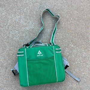 Greatland Stadium Seating Pad Cushions Bleacher Seats, Green / White, One